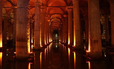 The Basilica Cistern (turkish Yerebatan Sarnici) in Istanbul, Turkey